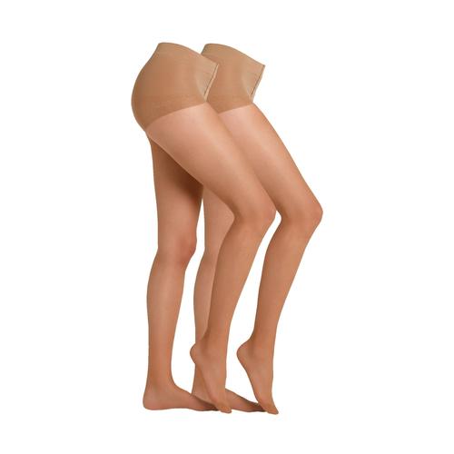 Feinstrumpfhose CAMANO ""Strumpfhose 2er Pack"" Gr. 44/46, beige (make up) Damen Strumpfhosen