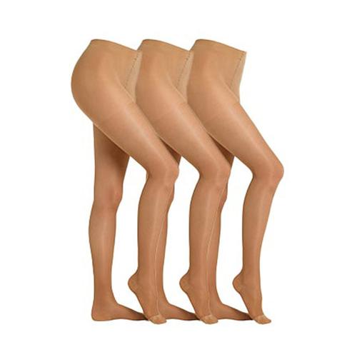 „Feinstrumpfhose CAMANO „“Strumpfhose 3er Pack““ Gr. 40/42, beige (make up) Damen Strumpfhosen Feinstrumpfhosen“