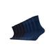 Socken S.OLIVER "Socken 8er Pack" Gr. 35/38, blau (navy) Damen Socken Multipacks