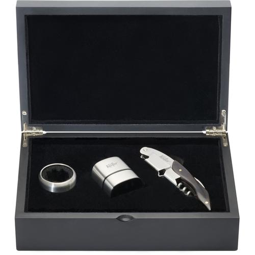 Weinflaschenöffner KÄFER Flaschenöffner braun (silber, braun) Baraccessoires Weinaccessoires in hochwertiger Holzbox