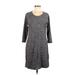 The Limited Casual Dress - Shift: Gray Marled Dresses - Women's Size Medium