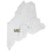 BIDKhome Lg Polished Marble "Maine" Cutting Board W/Brass State Abbreviation Marble | 18 H x 12 W x 1 D in | Wayfair 792982
