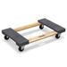 Costway 1000 Lb. Capacity Furniture Dolly Wood in Brown | 6 H x 30.5 W x 18.5 D in | Wayfair TH10055