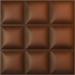 Ekena Millwork Classic EnduraWall Decorative 3D Wall Panel Vinyl/PVC in Brown | Wayfair WP20X20CLDRU