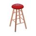 Holland Bar Stool NHL 30" Bar Stool Wood/Plastic/Acrylic in Brown | 30 H x 18 W x 18 D in | Wayfair RC30OSNatMonCan