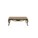 Bloomsbury Market Alondrea Solid Wood 4 Legs Coffee Table Wood in Brown/Yellow | 20.5 H x 59.2 W x 35.4 D in | Wayfair