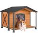 Tucker Murphy Pet™ Schoharie Brown Dog House Plastic | 34 H x 41.55 W x 41.4 D in | Wayfair 8BE46BC0E9484A9FBB5EE7B3B2EEB38C