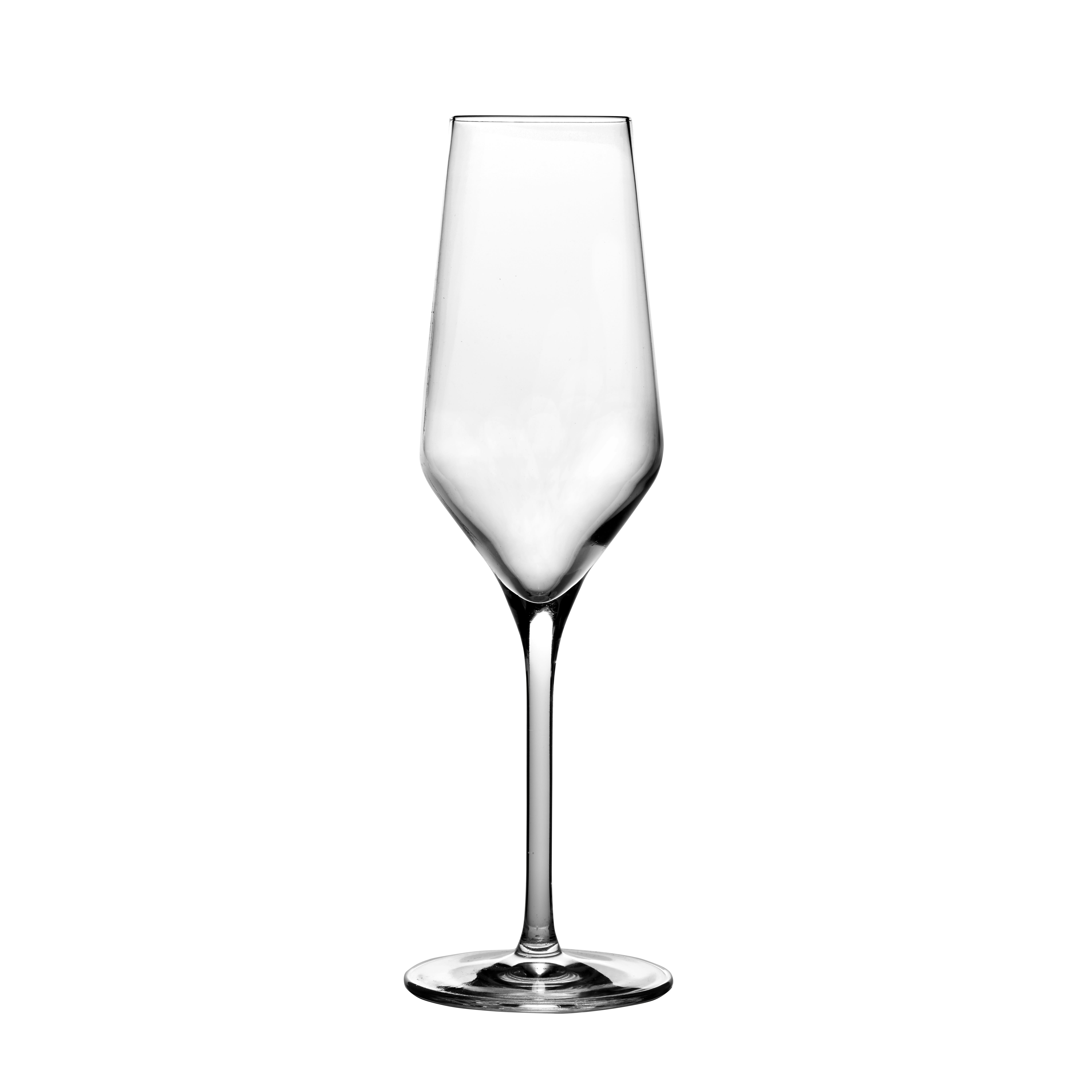 Mikasa Hospitality 5275313 10 1/4 oz Lucie Champagne Flute Glass, Clear, Dishwasher Safe, Case of 24