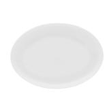 Mikasa Hospitality 5302869 12" x 8" Oval Galleria Platter - Porcelain, White, Vitrified Porcelain