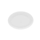 Mikasa Hospitality 5304743 9" x 6" Oval Lola Coupe Platter - Bone China, White