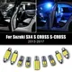 Kit de 5 pièces pour Suzuki SX4 S CROSS S-CROSS 2013 2014 2015 2016 2017 ampoules LED 12v lampe de