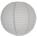 Atmosphera - Lanterne boule - papier et métal - D45 cm créateur d'intérieur - Taupe