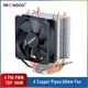 Air Cooler X99 4pin 90mm RGB Cooling Cpu Fan IWONGOU Cpu Cooler 4 Heatpipes Radiator for Intel