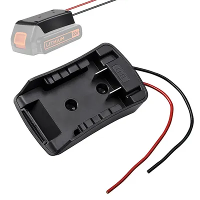 Battery Adapter Converter for Black&Decker 18V 20V Li-ion Battery LB20 DIY Power Wheels Adapter