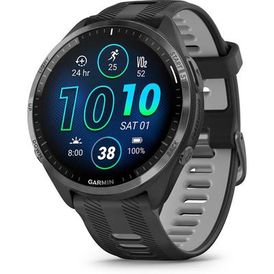 Garmin Forerunner 965 Carbon Gray Titanium Bezel, Black Band