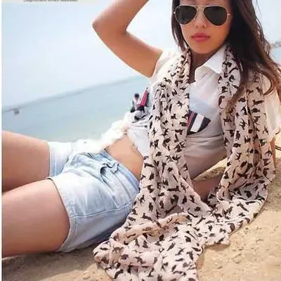 Marke Neue Herbst Und Winter Mode Frauen Lange Chiffon Schals Leopard Print Schal Allgleiches Dame