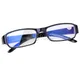 Schwarze Brillen gestelle Myopie Brille-1-1/4-2-1/8-3-1/8-4-1/4-1/4-1/4-6 Unisex Kunststoff klare