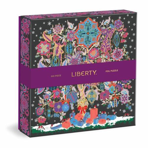 Liberty Christmas Tree of Life 500 Piece Foil Puzzle - Mitarbeit:Galison, Illustration:Liberty of London Ltd