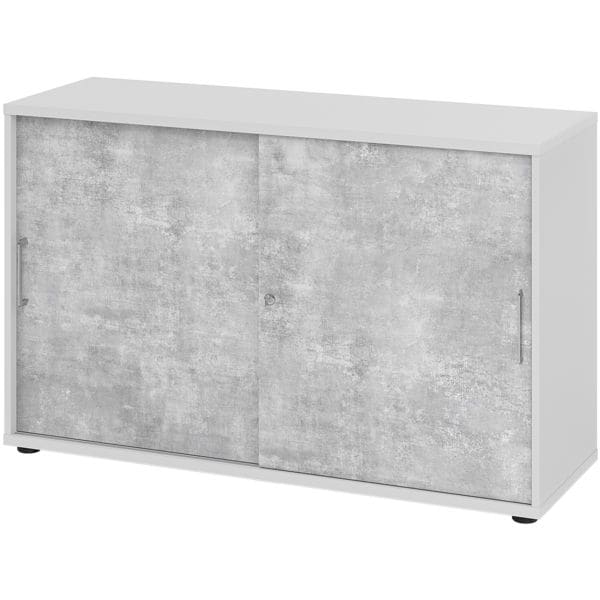 HAMMERBACHER Schiebetürenschrank »Z-Line« 2 OH grau, 120x74.8x40 cm