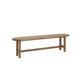 Banc en bois de sapin vieilli 120x45cm