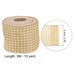 Woven Gingham Check Ribbon 1-1/2 Inch x 10 Yard Wired Edge Burlap Ribbon Beige