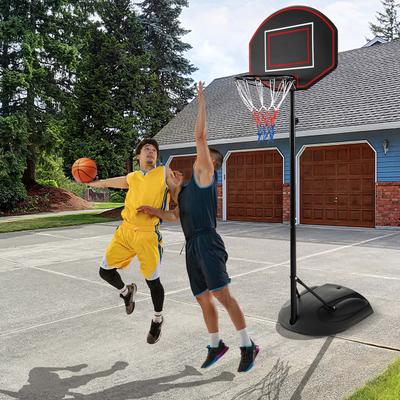 Costway 5.5-7.5FT Adjustable Portable Basketball Goal System with - See Details