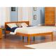 AFI Orlando King Solid Wood Platform Bed in Caramel Latte