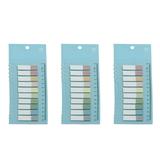 Page Markers Colored Index Tabs Fluorescent Sticky Note for Page Markerï¼ŒHalf-white blue