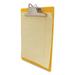 1PC Saunders Recycled Plastic Clipboard with Ruler Edge 1\\ Clip Capacity Holds 8.5 x 11 Sheets Yellow