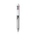 1PC BIC 4-Color 3 + 1 Multi-Color Ballpoint Pen/Pencil Retractable 1 mm Pen/0.7 mm Pencil Black/Blue/Red Ink Gray/White Barrel