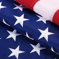 American Flag 4x6 Outdoor Heavy Duty - Premium US Flag 4x6 ft 100% in USA American flags for outside 4x6 USA Flag with Luxury Embroidered Stars 2 Brass Grommets (Premium 4X6 FT American Flag)