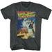 Back To The Future POSTER WITH A GIG LOGO Black Adult Short Sleeves T-Shirt