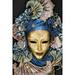 Italy Venice A Venetian paper Mache mask by Dennis Flaherty (24 x 36)