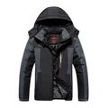 Elainilye Fashion Women s Windproof Ski Jacket Clearance Outdoor Cycling Warm Cotton Coat Plush And Thickened Jacket Hooded Coat Windbreaker