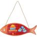 NUOLUX Suspending Wall Decor Household Fish Decor Hawaii Party Fish Ornament Home Accessory