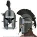 Wearable Steel Greek Spartan King Crested Helmet