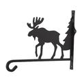 Village Wrought Iron PHD-22-12 Moose and Tree Plant Hanger