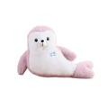 Pontos 25cm Sea Lion Plush Doll 3D Eyes Cute Animal Doll Plushies Soft Ornament PP Cotton Stuffed Sea Animal Pillow Kids Sea Lion Doll Toy Aquarium Souvenirs