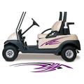 Two Color Golf Cart Decals Accessories Go Kart Stickers Side by Side Graphics GCA1286