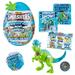 Smashers Dino Ice Age Pachyephalosaurus by ZURU Mini Surprise with Many Surprises! - Slime Dinosaur Toy Collectibles Exclusive Dino Smashable Egg for Boys and Kids (Pachyephalosaurus)