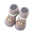 ZMHEGW Toddler Kids Baby Boys Girls Shoes First Walkers Thickened Warm Cute Cartoon Socks Shoes Antislip Shoes Prewalker Sneaker Outfit Moccasins Baby Boy I N C Shoes Toddler Tennis