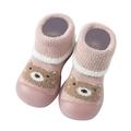 ZMHEGW Toddler Kids Baby Boys Girls Shoes First Walkers Thickened Warm Cute Cartoon Socks Shoes Antislip Shoes Prewalker Sneaker Outfit Moccasins Baby Boy I N C Shoes Toddler Tennis