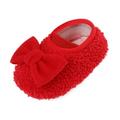 ZMHEGW Warm Shoes Baby Girls And Boys Soft Com table Shoes Toddler Bowknot Warming Shoes Little Boys Tennis Shoes Boy Shoes Size 6 Toddler Boy Shoes Size 1 Shoes Girls Size 9 Toddler Size 4