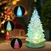 Tiitstoy Christmas Tree LED Night Light Christmas Decoration 7 Color Flashing Christmas Tree Lamp Lighted Up Christmas Tree for Outdoor Indoor Home and Holiday Party Decor