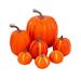 Clearance TOFOTL Artificial Assorted Pumpkins Mini Fake Artificial Maple Leaves Hal1oween 7pcs