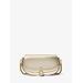 Michael Kors Mila Small Metallic Leather Shoulder Bag Gold One Size