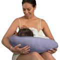PharMeDoc Nursing Pillow for Breastfeeding – Breast Feeding Pillows for Mom - Bottle Feeding - Support for Mom and Baby - Pregnancy Maternity Pillows, Baby Shower Must Haves - Grey Cooling Cover…