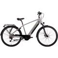 E-Bike SAXONETTE "Premium Sport (Diamant)" E-Bikes Gr. 54 cm, 28 Zoll (71,12 cm), silberfarben E-Bikes