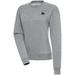 Women's Antigua Heather Gray Tampa Bay Rays Cooperstown Victory Crewneck Pullover Sweatshirt