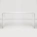 Clear Home Design Medium Waterfall Desk Plastic/Acrylic | 30 H x 48 W x 24 D in | Wayfair DWTRDESK-SM